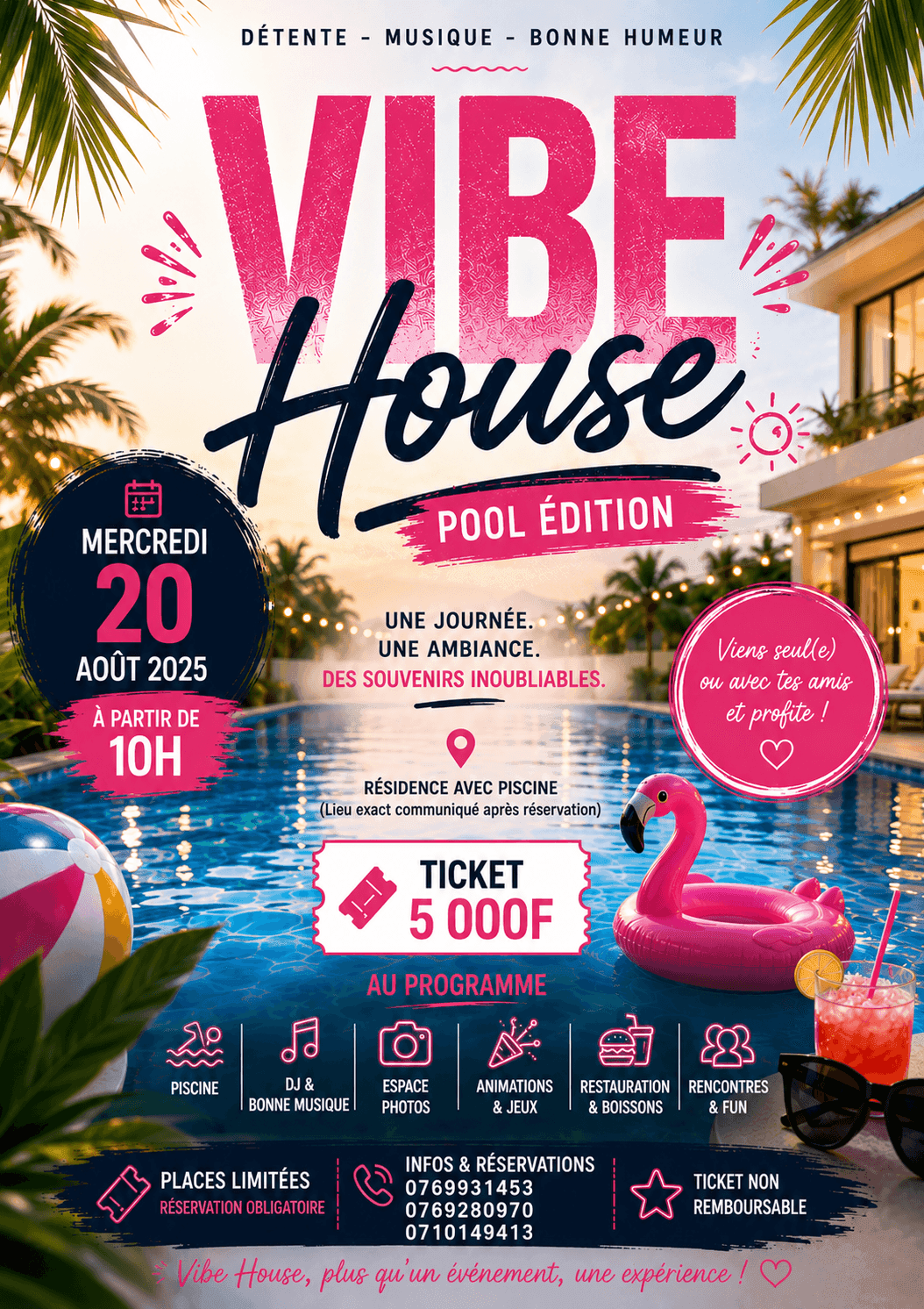 VIBE HOUSE- POOL EDITION